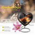 thumbnail image 5 of Twilight Castle Urns For Women Human Ashes - Heart Cremation Companion Urns - Small Urns For Human Ashes - Small Urn For Ashes Keepsake - Cremation Urn For Ashes - Small Urns For Ashes ( 3inch,1pcs), 5 of 5