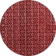 thumbnail image 1 of Ahgly Company Indoor Round Abstract Red Modern Area Rugs, 4' Round, 1 of 4