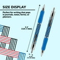 thumbnail image 2 of BAZIC Jetz Fuse Tech Gel Ink Pen, Assorted Colors, 1.4 mm Bold Point (8/Pack), 12-Pack, 2 of 7