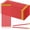 Red, variant on 100 Pack Green Colored Pencils with Eraser, Presharpened, Checking, Correcting, Grading, Drawing, Art, Map Coloring, Tests, Gifting