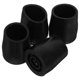 thumbnail image 2 of 4 almohadillas de goma antideslizantes para patas de silla de baño, color negro, antirayaduras, para mayor estabilidad y protección del suelo, 2 of 8