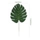 thumbnail image 5 of KAKOWELY 12 hojas artificiales de tortuga, hojas de monstera falsas con varilla, decoración del hogar, artículos para colgar en la pared (verde, M), 5 of 5