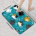 thumbnail image 3 of 1pc Colorful Cat themed Bathroom Rug Bathroom Decor and Accessories- Durable,Anti Slip,And Quick Drying,Suitable For Indoor/outdoor Use - Perfect For Bathrooms,Bedrooms,Kitchens, 3 of 9
