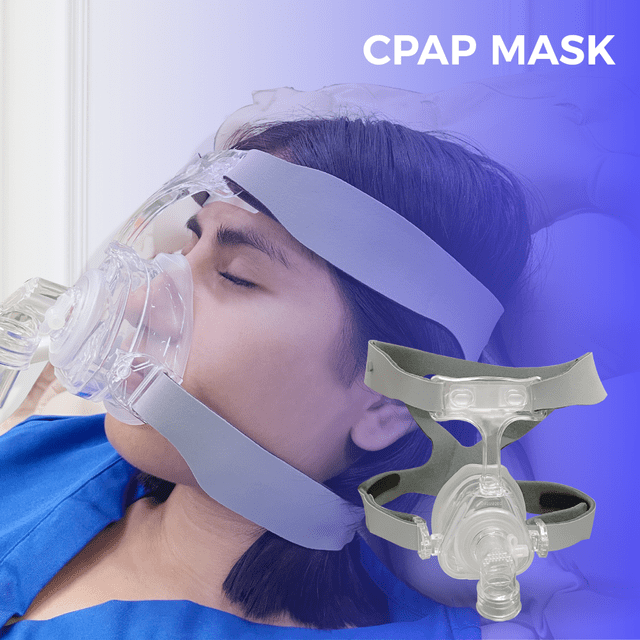 Mascarilla CPAP Grande Para Dormir Mejor /Apnea Del Sueño/Dejar De Roncar Mascarilla Nasal Hermed CPAP01