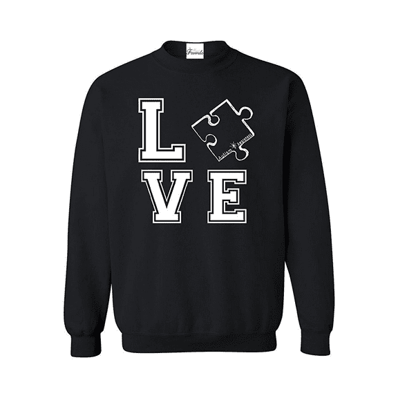 Women Sweatshirts and Hoodies - Autism Awareness Puzzle