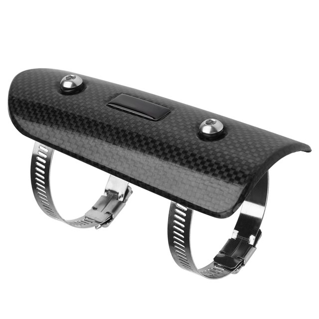 Protector de protección térmica de escape, protector de protección térmica de escape de fibra de carbono universal para motocicleta, tecnología avanzada
