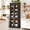 Black, variant on 70.8" Tall Kitchen Pantry Cabinet with Doors, Farmhouse Modular Storage Cabinet with 4-Tier Adjustable Shelves, Large Storage Cabinet for Kitchen or Living Room, Brown