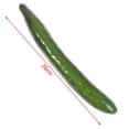 thumbnail image 3 of JINGT 3pc Artificial Cucumber Kitchen Plastic Model Fake Carrot Chili Pepper Food Onion Tomato Potato Photography Props Decor, 3 of 5