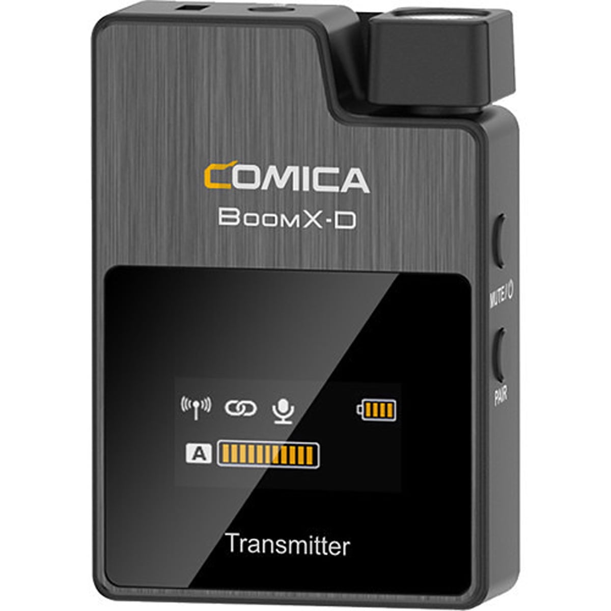 Comica BoomX-D Compact 2.4 GHz Dual Wireless Microphone System with Transmitter & Receiver for Android Smartphones