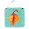 thumbnail image 1 of Impresiones para colgar en la pared o puerta de metal de aluminio Caroline's Treasures 8532DS66 Stingray 6 x 6 multicolor, 1 of 1