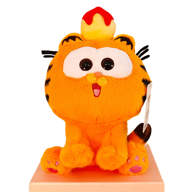 Peluche Sanmu Cartoon Garfield Cat King para niños