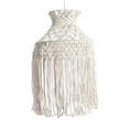 thumbnail image 1 of Lámpara de Macramé Bohemio, Cubierta de Luz Tejida para Colgar en El Dormitorio Del Cuarto de Niños Del Hotel, 1 of 3