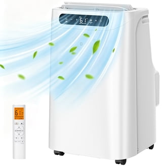 Sunjoy Portable AC Unit, Powered Outside, Ideal for Camping, Small &  Lightweight, with Solar Panel and Battery, Blue - Walmart.com