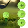 thumbnail image 6 of yotijar 3 Pieces Golf Balls 1.68in Competition Game Ball for Golf Driving Range Yard Green, 6 of 8