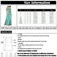 thumbnail image 2 of Susanny Sundresses for Women Plus Size Spaghetti Strap Chiffon Maternity Maxi Dress Sleeveless Floral Prom Dresses 2023 Halter Belts Long Dress Shoes Sky Blue M, 2 of 5