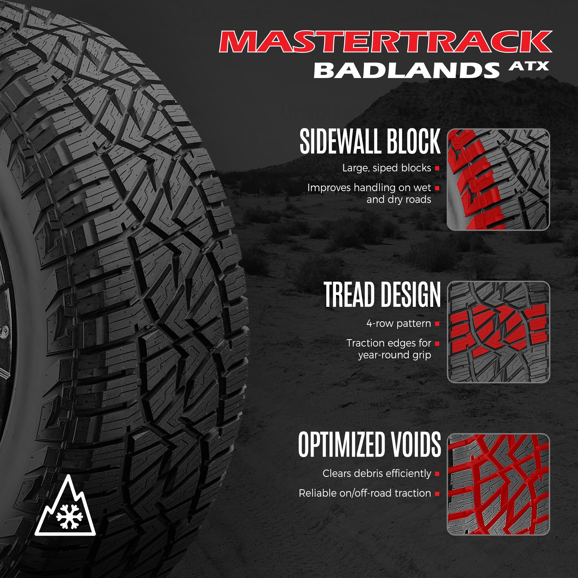badlands 　リバイズド Amazon.com: Set of 2 (TWO) Mastertrack BADLANDS AT All
