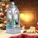 thumbnail image 5 of Exquisita linterna de Navidad Adorno LED de nieve Santa Claus Elk Iluminación colgante para dormitorio Decoración decorativa para Festiv Alce Plata L Yinane Luz de Navidad, 5 of 8