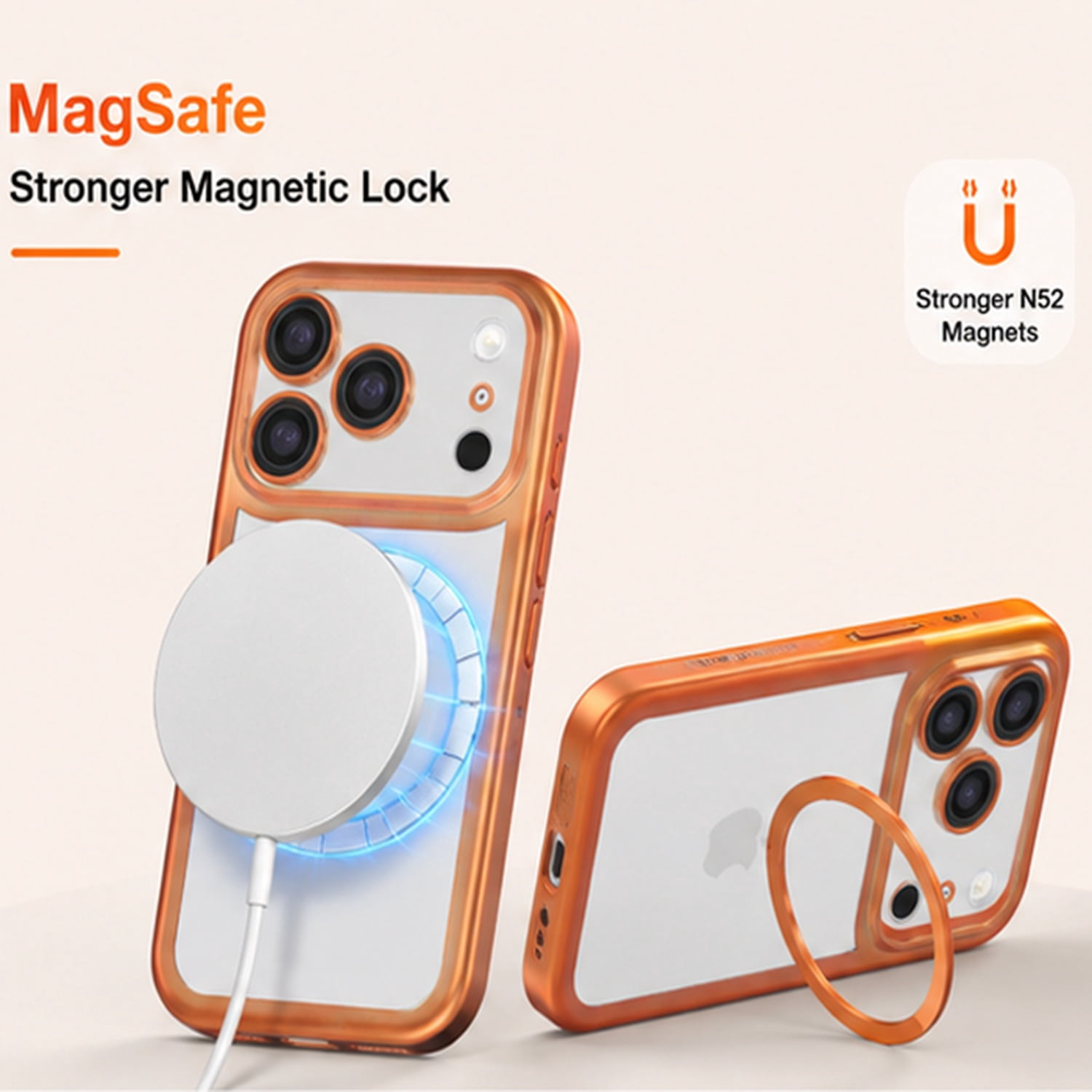 Frosted Transparent Matte Case with Lens Protection for iPhone 17 Pro Max