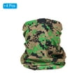 thumbnail image 3 of Uxcell Neck Gaiter, 4 Pack Breathable Cooling Face Cover Scarf for Cycling Running, Camo Green, 3 of 6