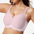thumbnail image 5 of Wireless Bras for Women Full Coverage Seamless Scalloped Push Up No Underwire Everyday Bra with Air Holes, 5 of 5