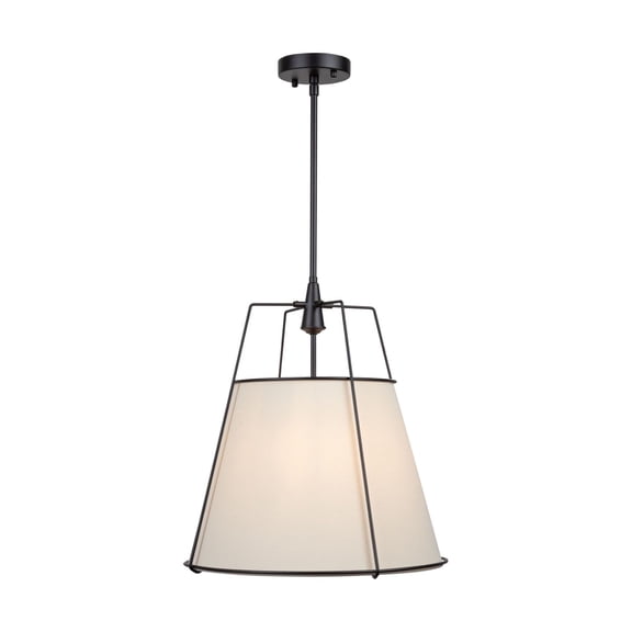 SC13363BK Artcraft Lighting Pullman - 3 Light Pendant-17.25 Inches Tall and 17 Inches Wide-Black Finish