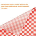 thumbnail image 4 of 100pcs Square Checkered Pattern Wax Paper Sheets 7" x 7", Blue, 4 of 7