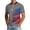 v#125Dark Gray592, variant on Men'S T-Shirt American Flag Stars And Stripes Graphics U.S.A. Print Short Sleeve Collar Half Zip Freedom For 4th Of July Sunset Gathering Breathable Tee,Blue,S