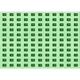 thumbnail image 1 of Ahgly Company Machine Washable Indoor Rectangle Transitional Green Area Rugs, 4' x 6', 1 of 7
