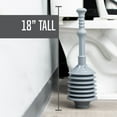 thumbnail image 4 of JS Jackson Supplies  Professional Bellows Accordian Style Toilet Plunger - N/A Grey, 4 of 9