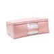 thumbnail image 4 of Bolsa para guardar ropa, edredones y mantas con asa, moderna, con cremallera rosa XXL, 4 of 9
