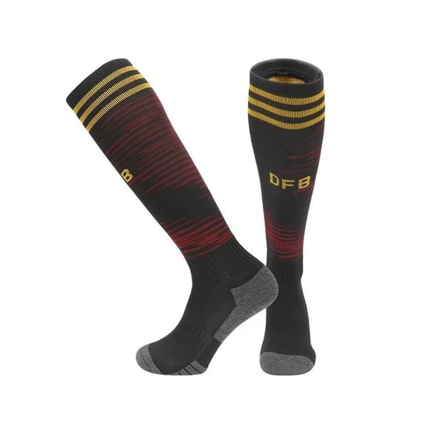 Calcetines de fútbol del equipo nacional para adultos y niños, medias de entrenamiento hasta la rodilla, con toalla gruesa, temporada 22/23 en unisex