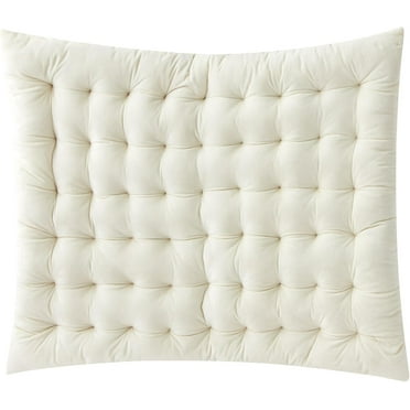 Rainha Cushion Tufted College Headboard - Cream Natural