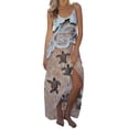 thumbnail image 1 of Vestido sin mangas informal de verano para mujer, vestido suelto con tiras redondas, vestido de playa, vestidos largos bohemios Pompotops ghjkhdj2995, 1 of 5