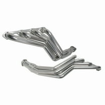 BBK Performance 15940 1-3/4 Long Tube Headers Polished Silver Ceramic Coated Fits select: 1979,1982-1993 FORD MUSTANG