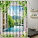 thumbnail image 3 of Cortina de ducha con estampado hermoso de 180x180cm, accesorio de cortina de baño impermeable de poliéster, 3 of 7