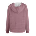 thumbnail image 5 of NMMUED Women Hoodies Waffle Hoodie Women Womens Hoodies Pullover Casual Sweatshirts for Women Y2k Hoodie Fall Hoodies for Women Plain Hoodie Light Pink S, 5 of 9
