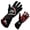 Black & Red, variant on K1 Racegear Gloves Flight Large Black-Flo Orange