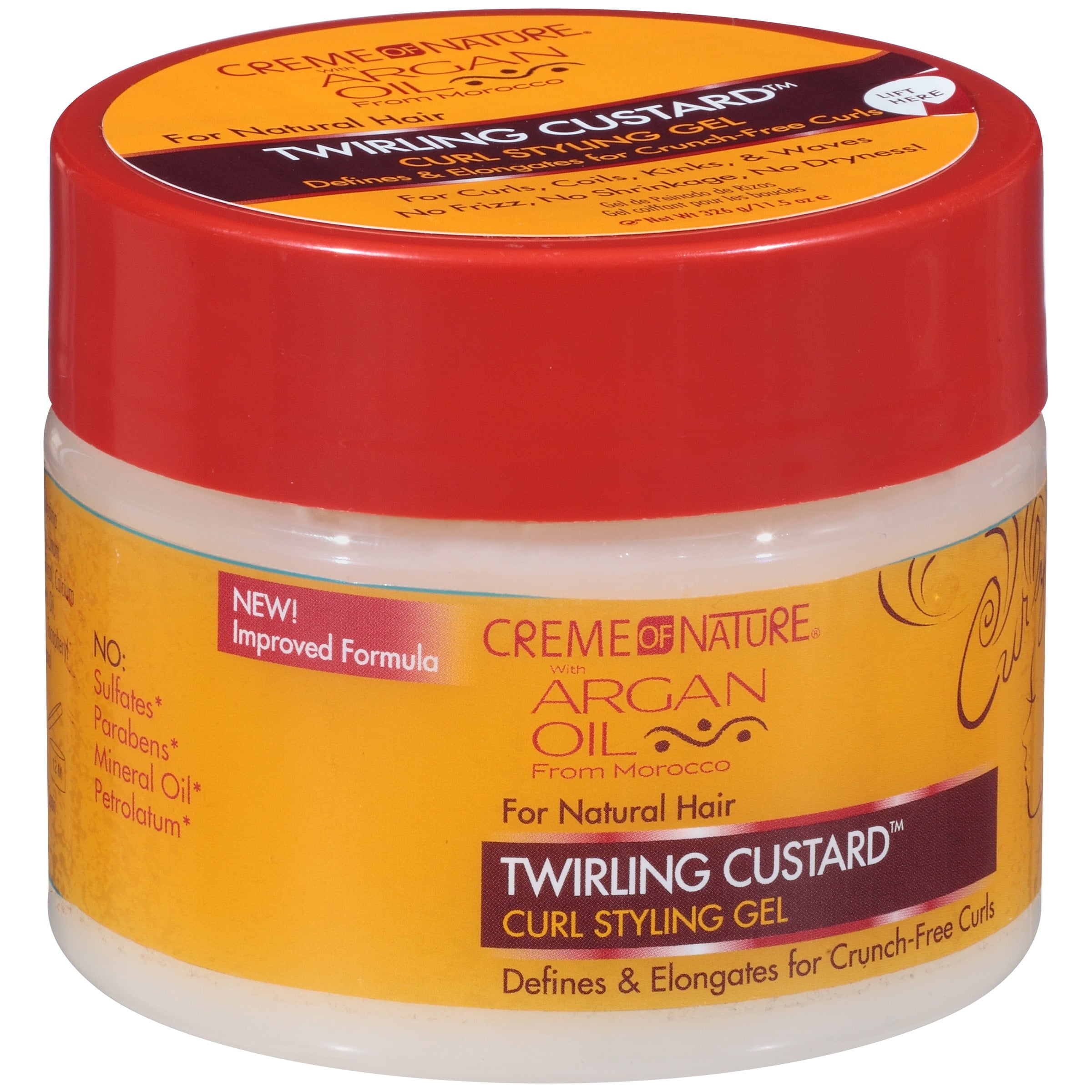 Creme Of Nature Twirling Custard Curl Styling Gel 11 5 Oz