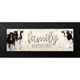 thumbnail image 2 of Tava Studios 24x11 Black Modern Framed Museum Art Print Titled - Family Gathers Here, 2 of 5