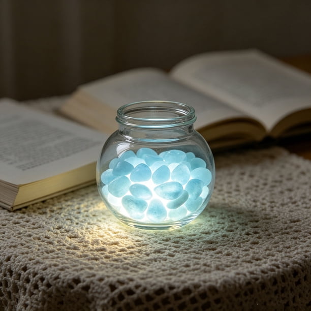2cm Droplet Shaped Luminous Garden Road Colored