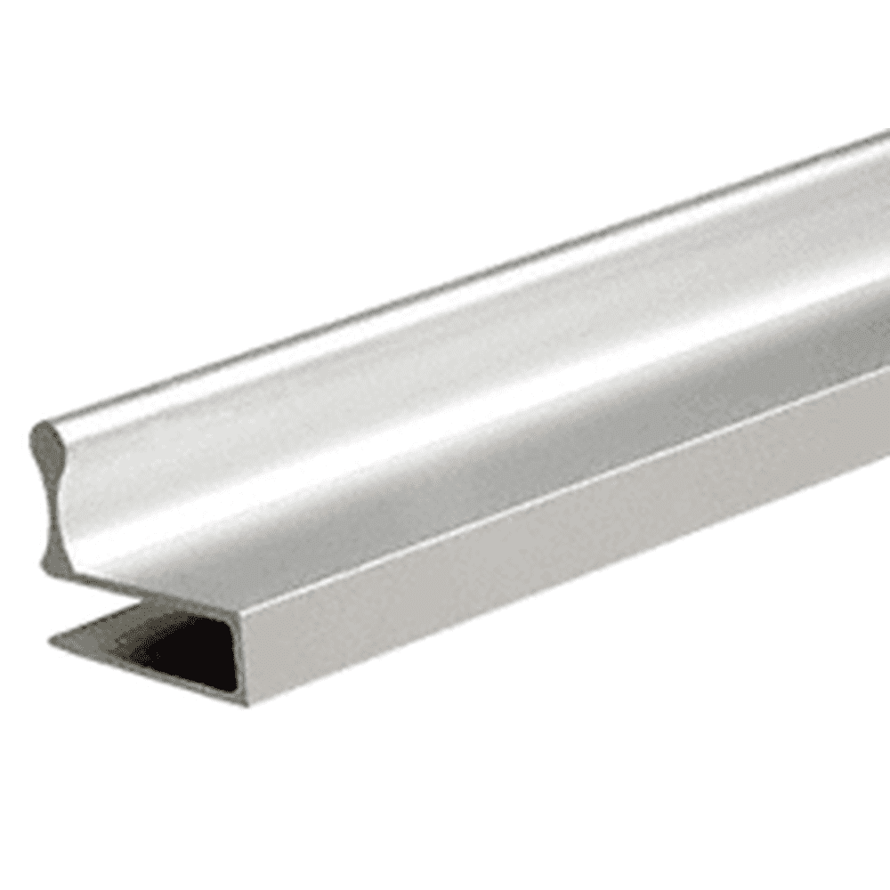 CRL D644BA Brite Anodized Aluminum Glass Door Edge Pull Extrusion