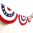 thumbnail image 4 of American Flag Bunting Banner for 4th of July Decorations, Patriotic Garland for Independence Day, Memorial Day Veterans Day Labor Day Party Supplies, Outdoor Indoor Holiday Decor, 4 of 9