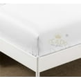 thumbnail image 3 of CC&DD HOME FASHION ®-Single Fitted sheet,Velvety Microfiber,Soft&Comfortable,Wrinkle free,White,Cal-King, 3 of 4