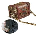 thumbnail image 1 of Steampunk Monedero Efectivo Pequeño Gótico Satchel Riñonera Totalizadores con Cadena BLESIY bolsos de hombro de las mujeres, 1 of 8