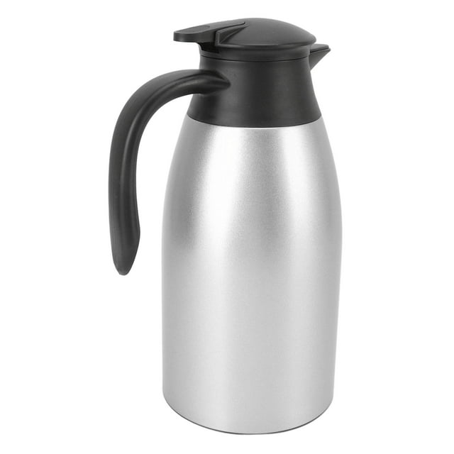Coffee Vacuum Pot, Convenient Practical Tea Vacuum Pot Leakproof Lid For Road Trips Silver