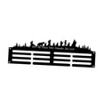 thumbnail image 4 of Soporte para colgar medallas Strade Fareast Limited estante de pared de hierro negro Estilo A, 4 of 7