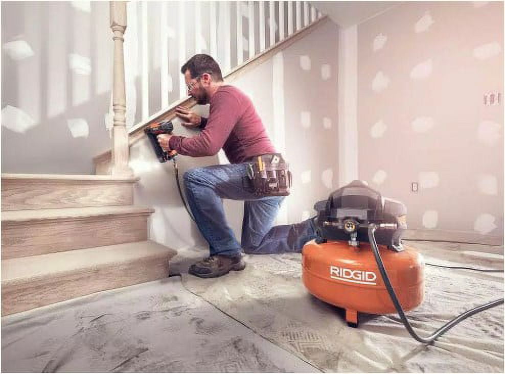 RIDGID 6 Gal. Portable Electric Pancake Air Compressor Walmart