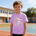 thumbnail image 6 of 100th Day of School T-Shirt for Boys, Kids 100 Days of School Shirt Cotton Short Sleeve Graphic Tee, Sizes 4-10 (Purple),Size 7 T, 6 of 9