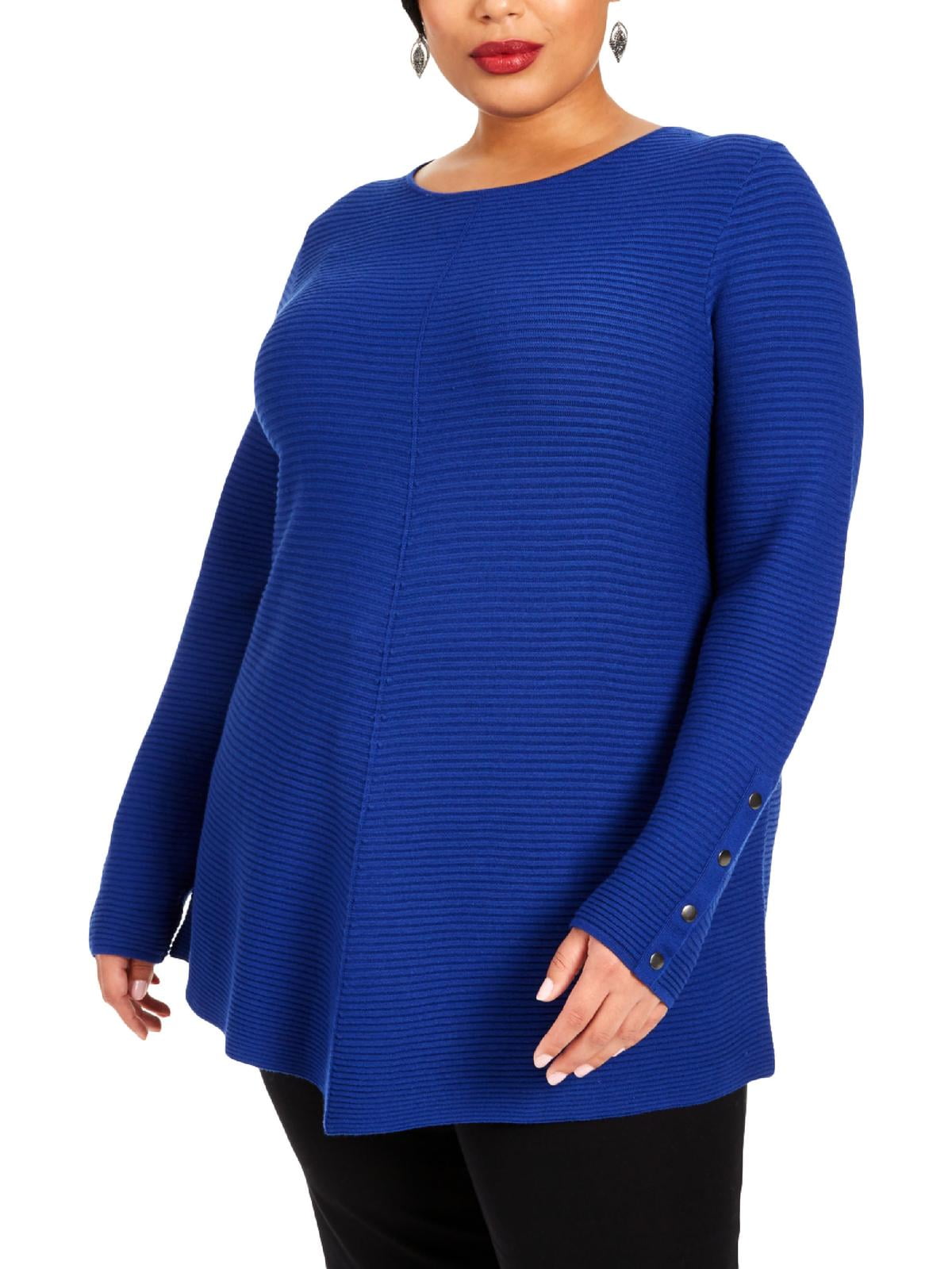 Alfani Womens Plus Ribbed Knit 