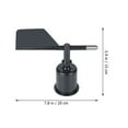 thumbnail image 2 of NICEXMAS 2Pack Black ABS Wind Meter Anemometer for Greenhouse Use and Simple Design 7.9x5.9x2.4in, 2 of 8